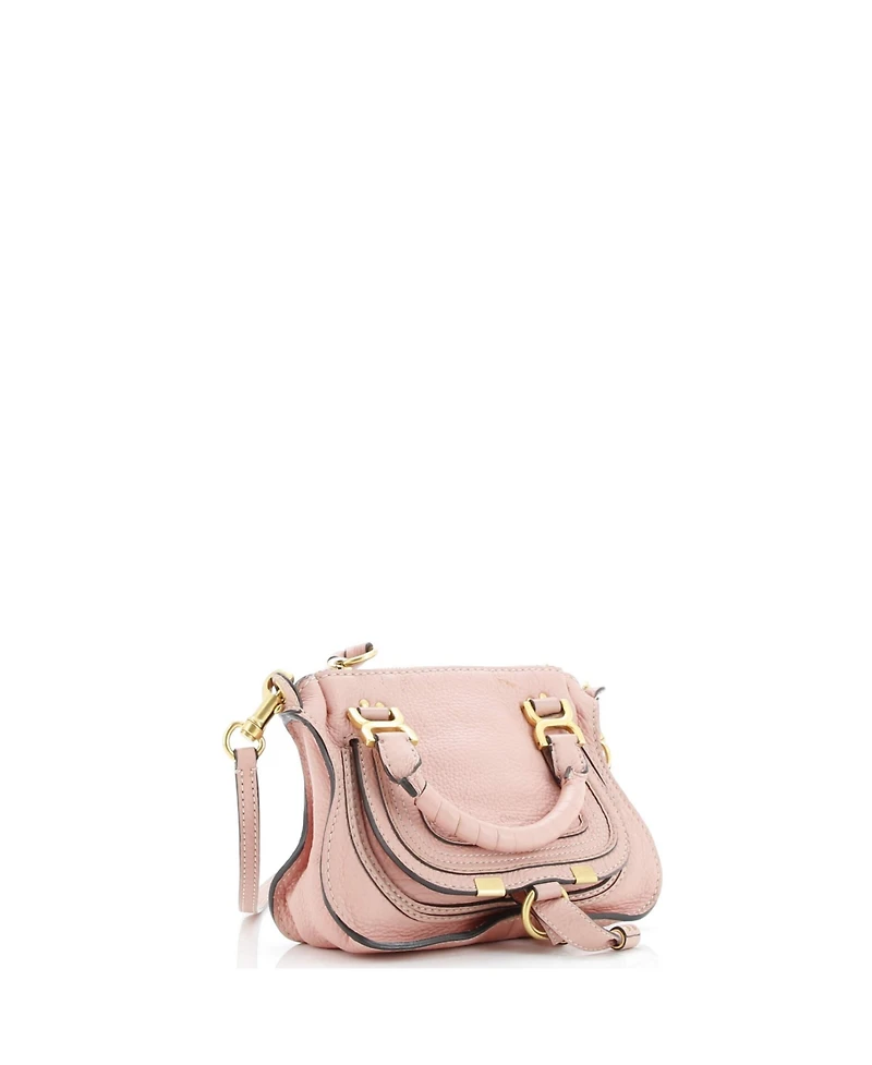 Pre-Owned Chloe Baby Marcie Satchel Leather