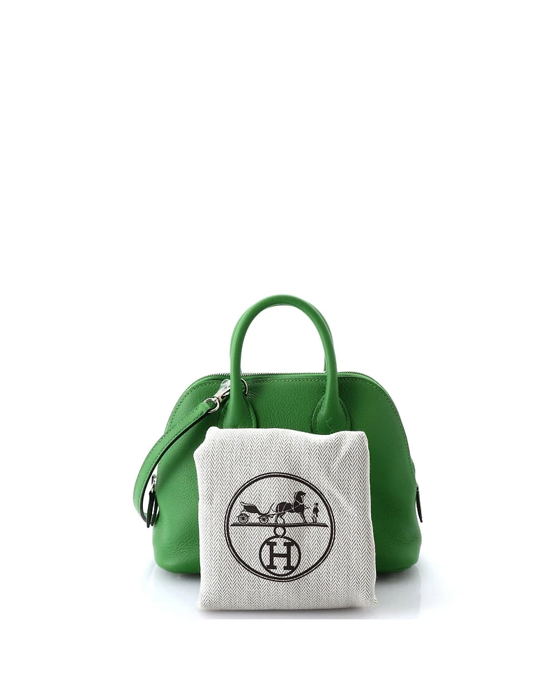 Pre-Owned Hermes Mini Bolide 1923 Bag Verso Evercolor