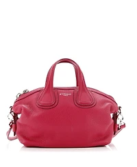 Pre-Owned Givenchy Micro Nightingale Crossbody Bag Waxed Leather