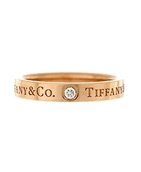 Pre-Owned Tiffany & Co Logo Band Ring