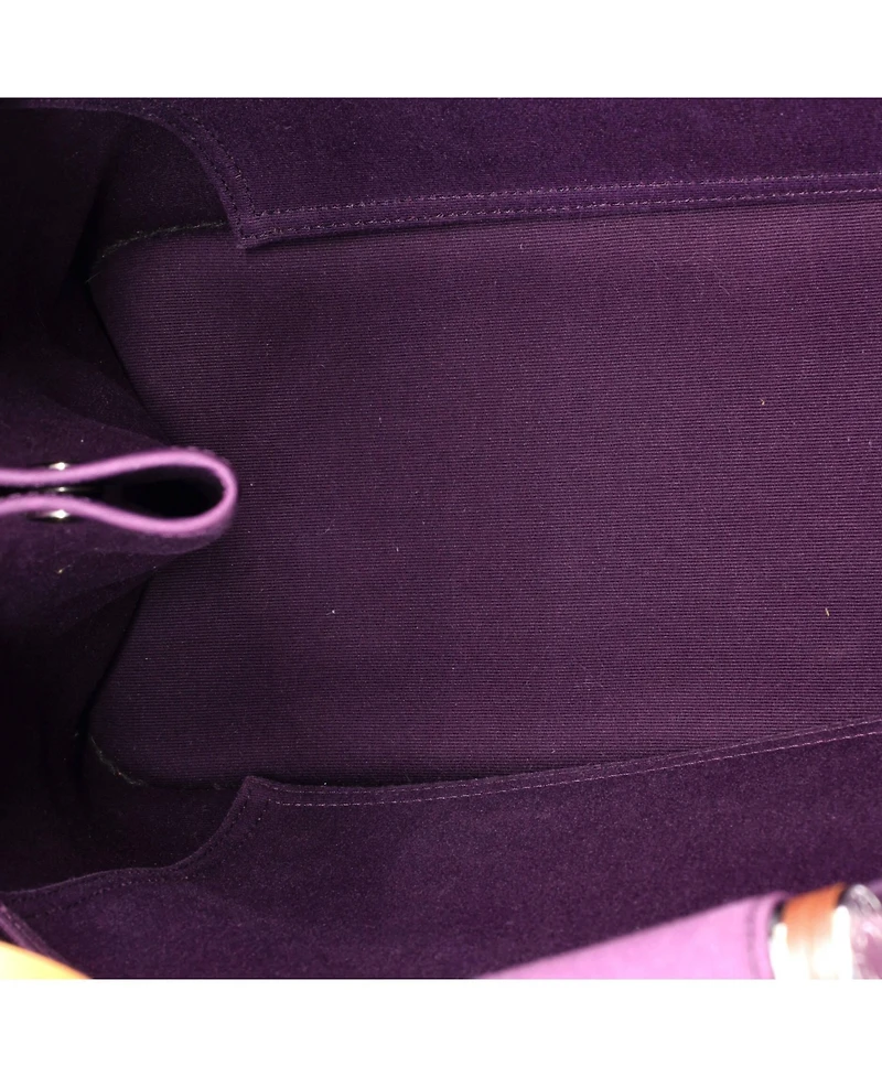 Pre-Owned Hermes 39 Cabag Elan Toile and Leather