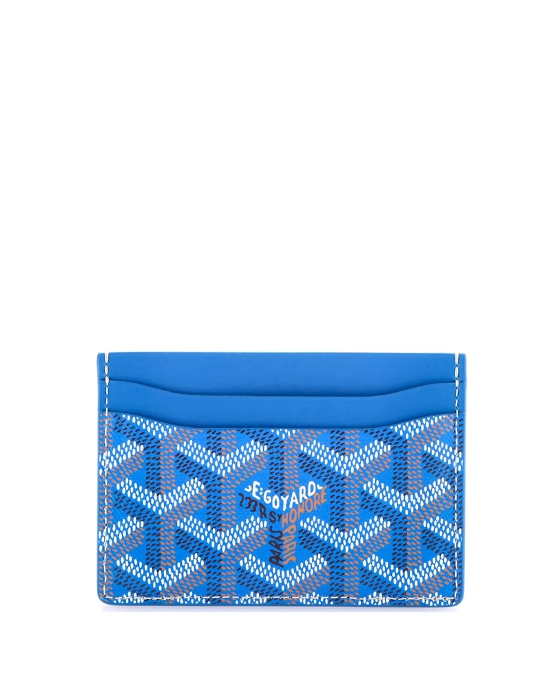 Pre-Owned Goyard Saint Sulpice Card Holder Coated Canvas