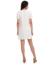 London Times Women's Short-Sleeve Mini Dress