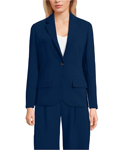 Lands' End Women's Crepe Blazer