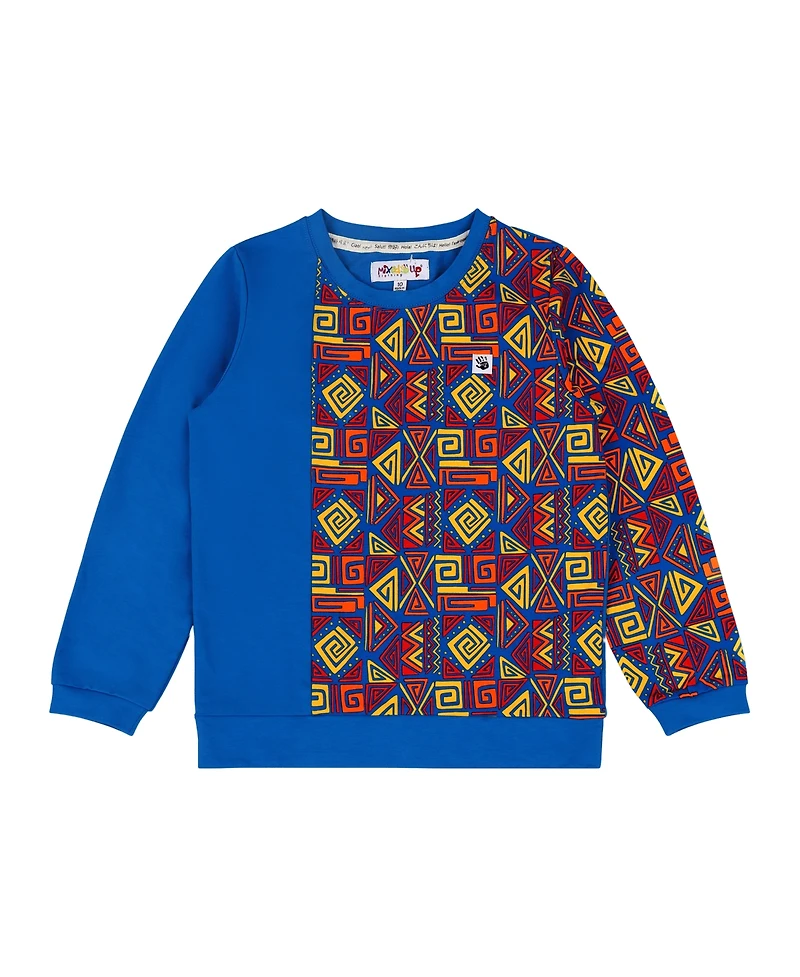 Mixed Up Clothing Boys Crewneck Sweatshirt and Jogger Pants Set