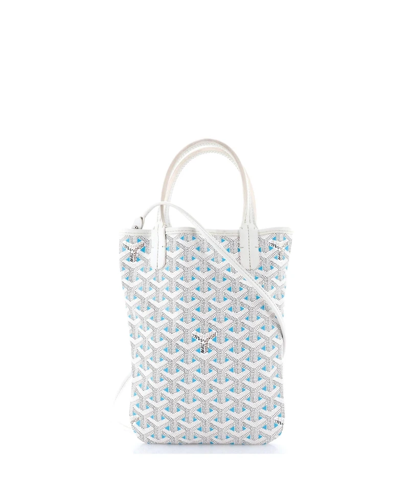 Pre-Owned Goyard Mini Poitiers Tote Claire Voie Coated Canvas