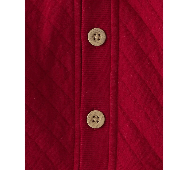 Carter's Baby Boys 3-Piece Quilted Cardigan, Bodysuit and Pants Set