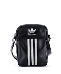 Pre-Owned Balenciaga Small x adidas Agneau Messenger Bag Leather