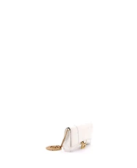 Pre-Owned Balenciaga Hourglass Chain Wallet Embossed Leather
