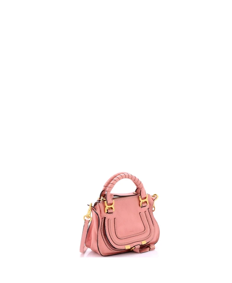 Pre-Owned Chloe Baby Marcie Satchel Leather