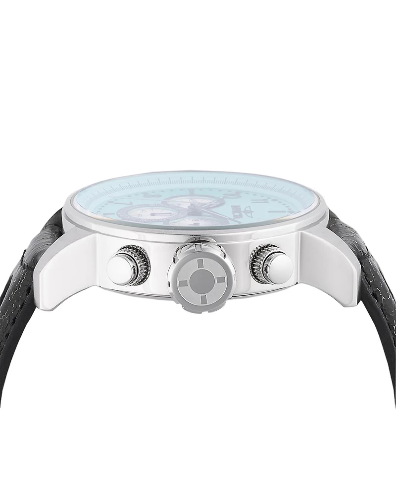 Invicta Men's 45908 S1 Rally Quartz Chronograph Silver, Turquoise, Gunmetal Dial Watch