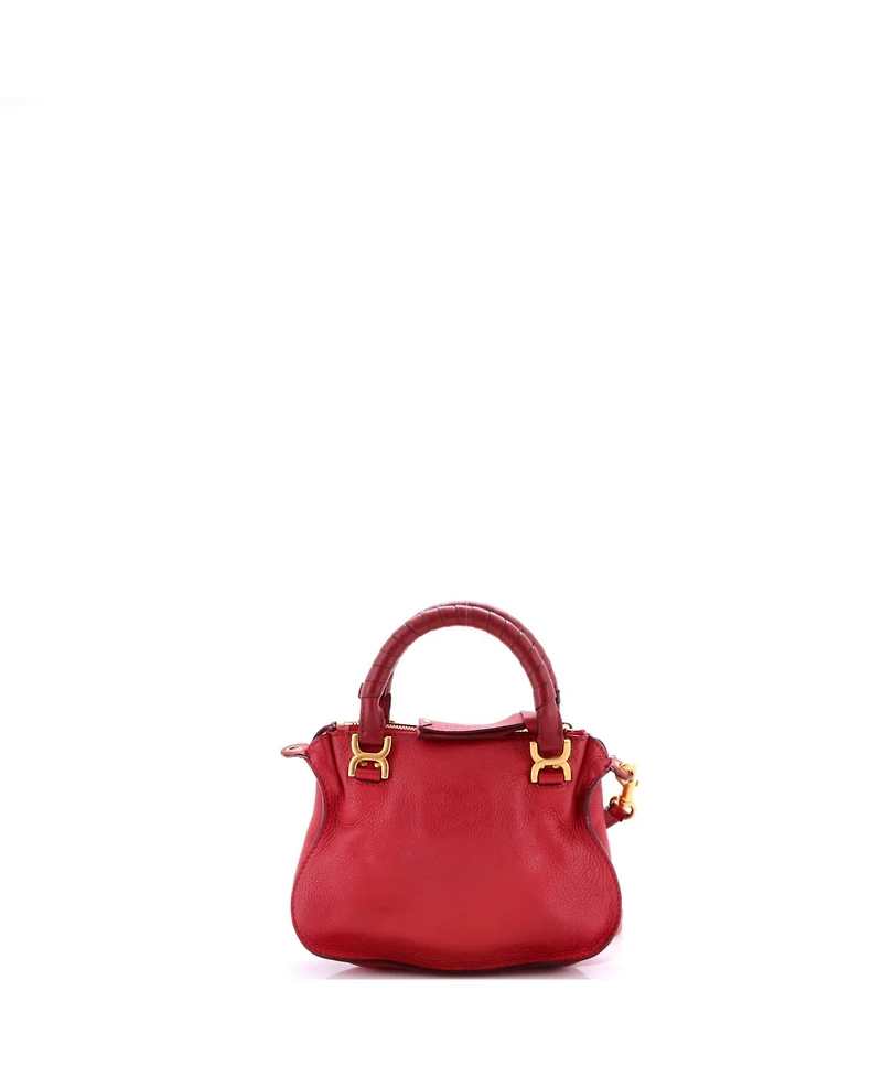 Pre-Owned Chloe Baby Marcie Satchel Leather