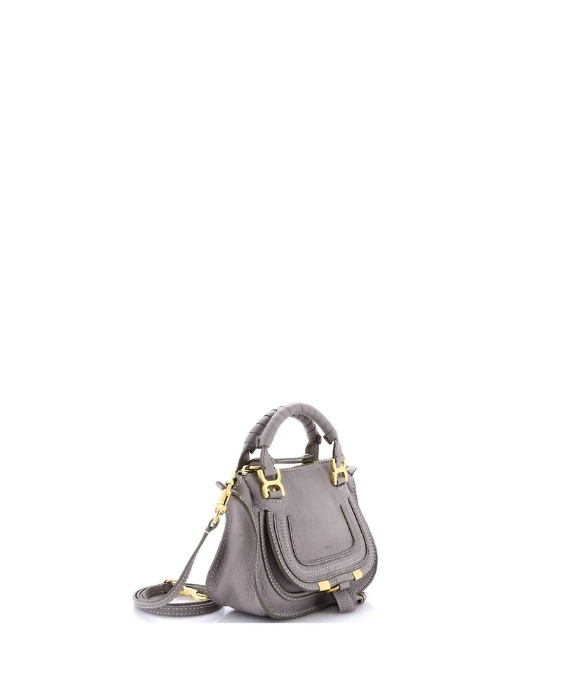 Pre-Owned Chloe Baby Marcie Satchel Leather