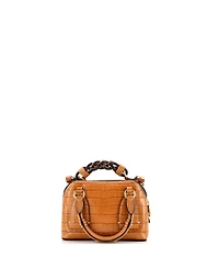 Pre-Owned Chloe Small Daria Bag Embossed Leather