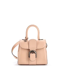 Pre-Owned Delvaux Mini Brillant Top Handle Bag Leather