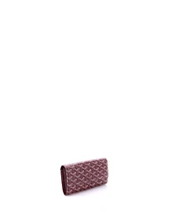 Pre-Owned Goyard Long Varenne Wallet Coated Canvas