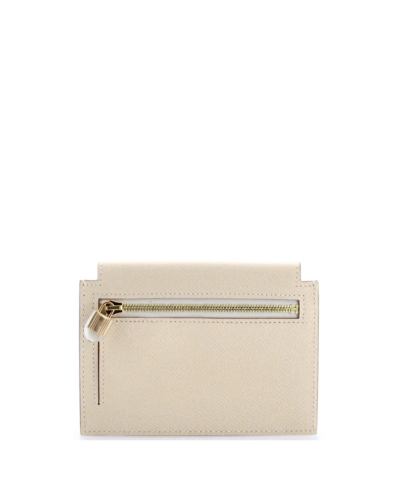 Pre-Owned Hermes Kelly Pocket Compact Wallet Epsom