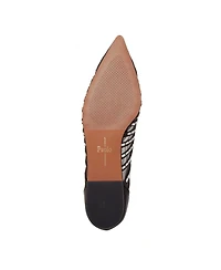 Linea Paolo Noelle Women's Pointed Toe Beaded Mesh Flat