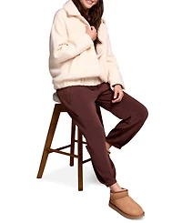 Tribal Women's Soft Boucle Bomber Jacket with Hidden Snaps