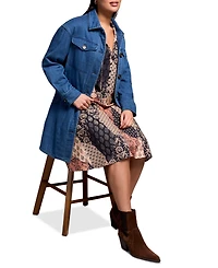 Tribal Women's Quilted Cotton Button Front Jacket