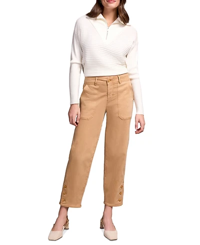Tribal Women's Stretch Twill Barrel Leg Ankle Pants