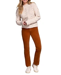 Tribal Women's Multi Speckle Crew Neck Sweater