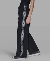 Karl Lagerfeld Paris Women's Logo Detail Pants
