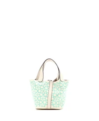 Pre-Owned Hermes Micro Picotin Lock Bag Lucky Daisy Printed Swift
