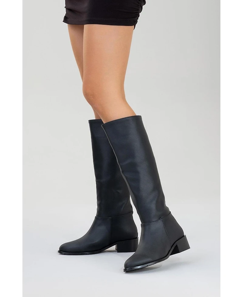 Prologue Shoes Svetlo Back Zip Knee High Boot (Women)