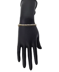 Unwritten White Quartz Beaded Star Layered Bracelet