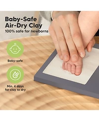Duo Baby Hand and Footprint Kit, Handprint Newborn Photo Frame, Keepsake for New Mom