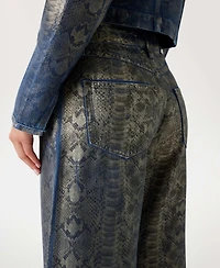 Guess Women's Bellflower Wide-Leg Jeans