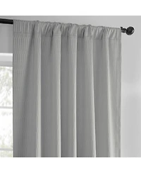 Half Price Drapes Silver Abstract Lounge Embossed Velvet Room Darkening Curtain
