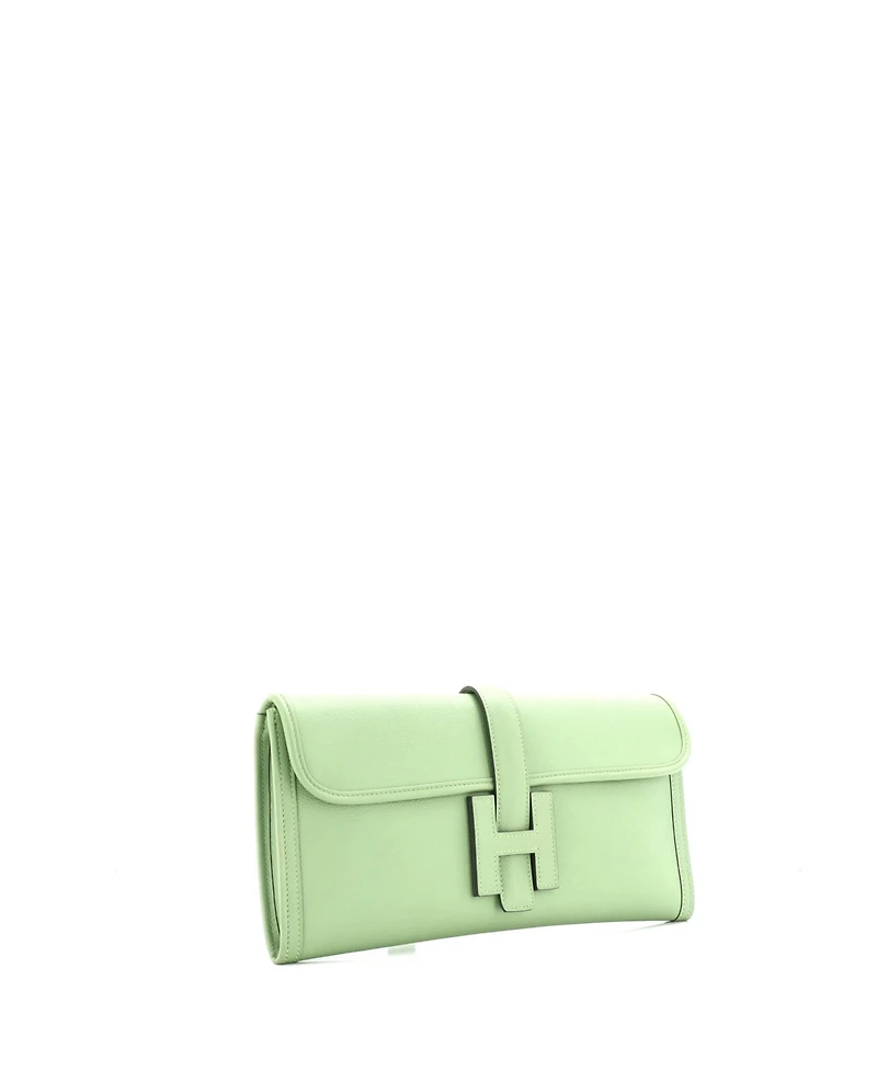 Pre-Owned Hermes 29 Jige Elan Clutch Evercolor