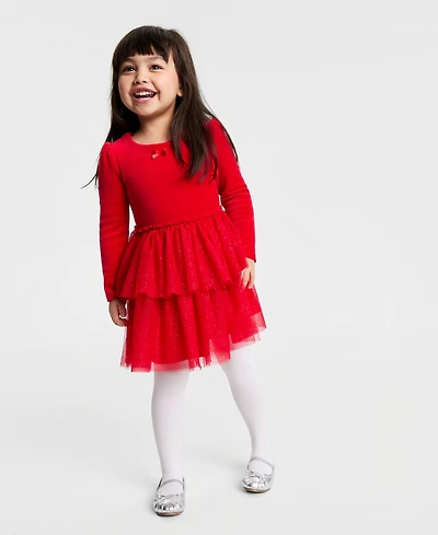 Epic Threads Girls Toddler 2T-4T Tiered-Skirt Tutu Dress, Macy's Exclusive