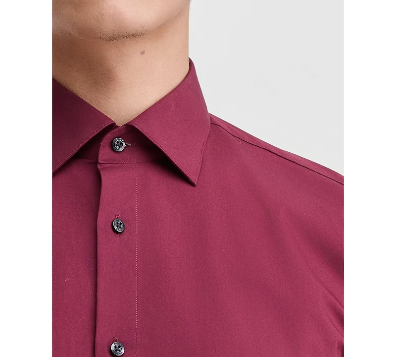 Hugo by Boss Men's Modern-Fit Solid Poplin Dress Shirt