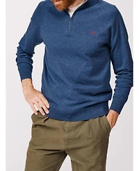 Aubin Men's Bonby Zip Neck Sweater