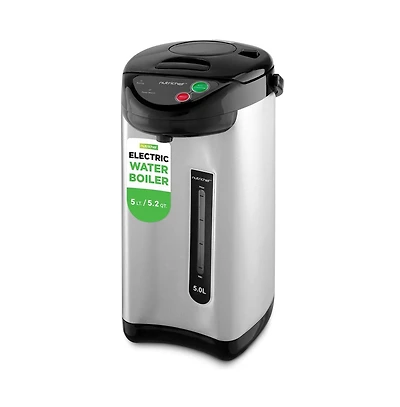NutriChef 5L Electric Water Boiler & Warmer with Quick Heating and 3 Dispensing Options (PKWK63)