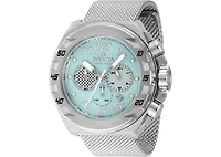 Invicta Men's 47202 Invicta Racing Quartz Chronograph Silver, Light Grey, Turquoise Dial Watch