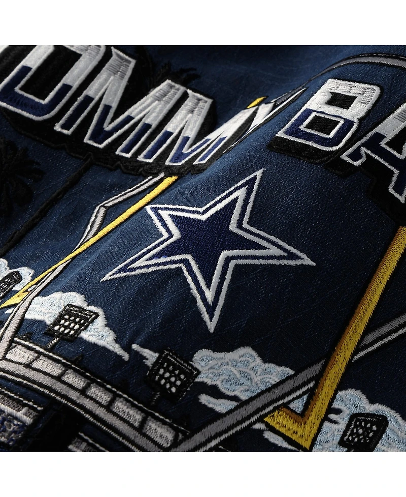 Tommy Bahama Men's Navy Dallas Cowboys Endzone Paradise Coolmax Button-Up Shirt