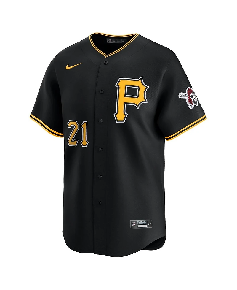 Nike Men's Roberto Clemente Black Pittsburgh Pirates Alternate Limited Jersey