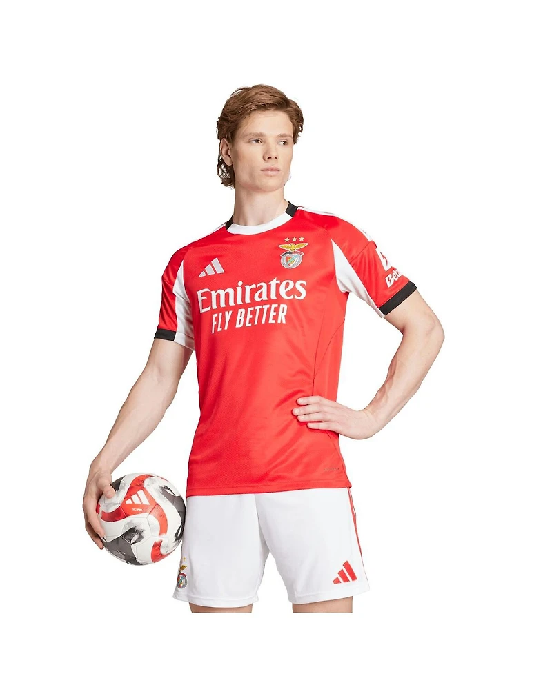 Adidas Men's Red Benfica 2025/26 Home Replica Jersey