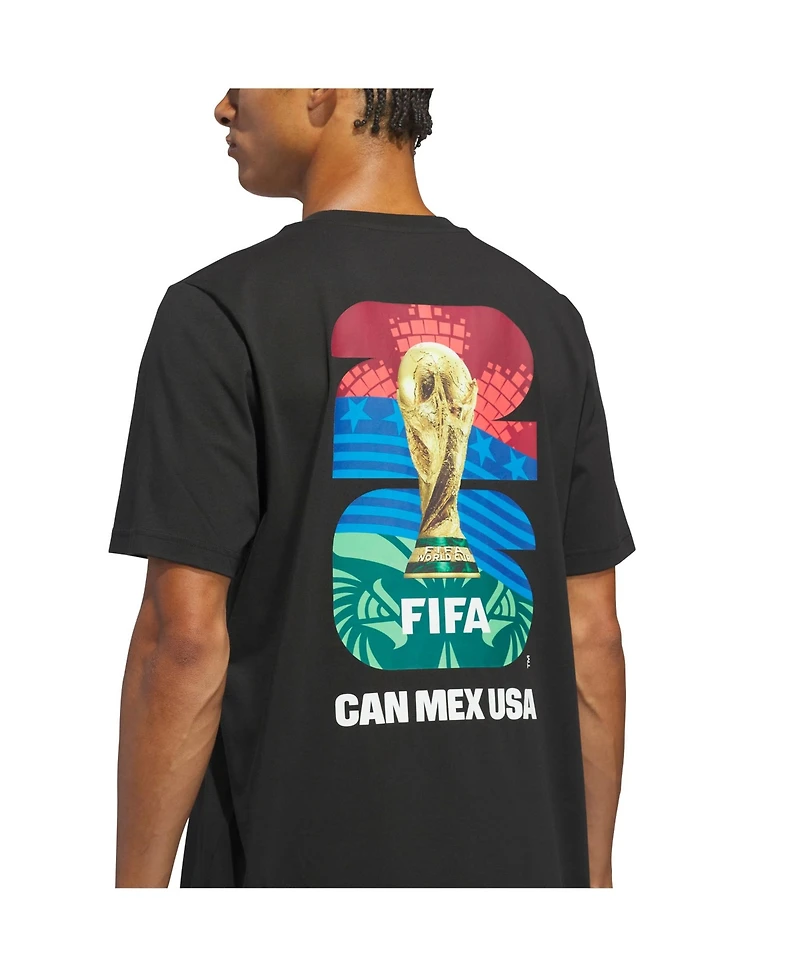 Adidas Men's Black 2026 Fifa World Cup Graphic T-Shirt