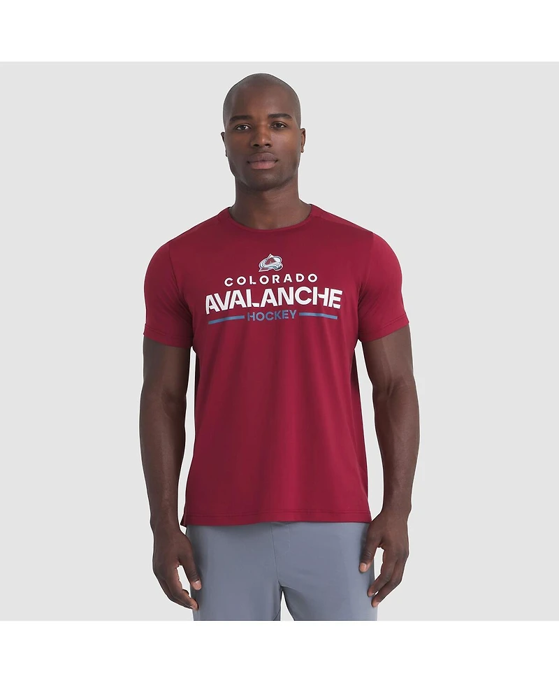 Fanatics Men's Burgundy Colorado Avalanche Authentic Pro Rink Tech T-Shirt