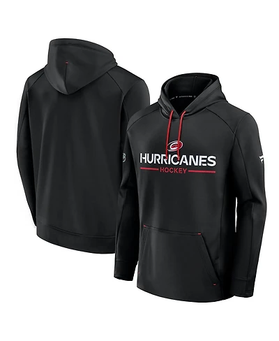 Fanatics Men's Black Carolina Hurricanes Authentic Pro Rink Hoodie