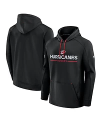 Fanatics Men's Black Carolina Hurricanes Authentic Pro Rink Hoodie