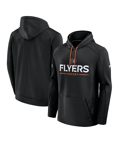 Fanatics Men's Black Philadelphia Flyers Authentic Pro Rink Hoodie