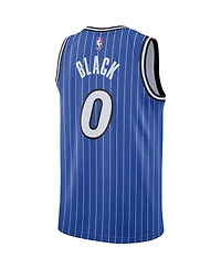 Nike Men's and Women's Anthony Black Blue Orlando Magic Swingman Player Jersey - Icon Edition