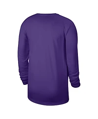 Nike Men's Purple Los Angeles Lakers 2025/26 On-Court Flare Performance Practice Long Sleeve T-Shirt