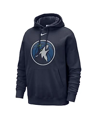 Nike Men's Navy Minnesota Timberwolves Essential Logo Club Pullover Hoodie